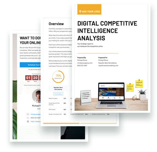 Digital Competitive Intelligence Analysis Preview