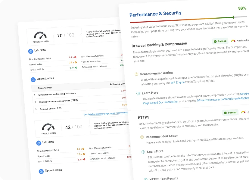 Performance and security